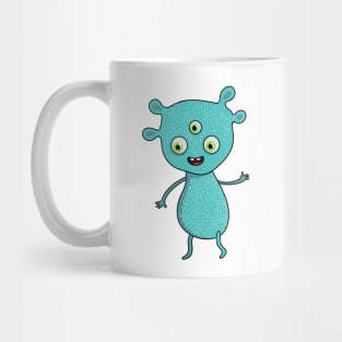 cute cartoon alien Mug